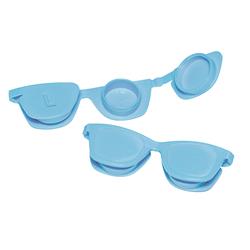 Sunglass-shaped Flatpack, Blue 100/bag